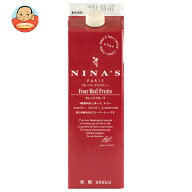 キャラバンコーヒー NINAS(ニナス) 4レッドフルーツアイスティー 1L×6本入｜ 送料無料 アイスティ 紅茶 …