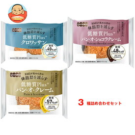 パネックス KOUBO 低糖質Plus 3種詰め合わせセット 12(3種×4)個入×(2ケース)｜ 送料無料 菓子パン 詰合せ 低糖質 パン 朝ごはん