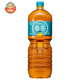 コカコーラ やかんの麦茶 from 爽健美茶 2Lペットボトル×6本入×(2ケース)｜ 送料無料 麦茶 カフェインレス カフェインゼロ