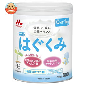 [ポイント5倍！3/26(木)1時59分まで全品対象エントリー&購入]森永乳業 森永はぐくみ 大缶 800g缶×8個入｜ 送料無料 0カ月 1歳 粉ミルク 栄養 乳幼児 赤ちゃん