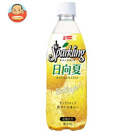 サンA スパークリング 日向夏 500mlペットボトル×24本入｜ 送料無料 炭酸飲料 ビタミン 日向夏 PET