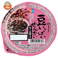 山崎製パン 豆いっぱいぜんざい(和三盆糖使用) 135g×12個入｜ 送料無料 和菓子 菓子 デザート 小豆 ぜん…