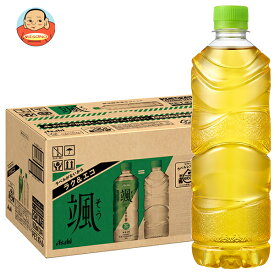 アサヒ飲料 颯 ラベルレスボトル 620mlペットボトル×24本入｜ 送料無料 茶飲料 お茶 香り立つ 緑茶