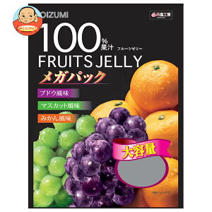 オーイズミ下仁田 果汁100%ゼリー メガパック 720g×6袋入×(2ケース)| 送料無料 OIZUMI おやつ 生菓子 こんにゃくゼリー ゼリー ダイエット グレープ ぶどう マスカット みかん 果汁100