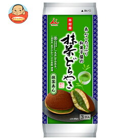 井村屋 あんこたっぷり和菓子屋の抹茶どら焼 3個×12袋入｜ 送料無料 焼き菓子 和菓子 お菓子 おやつ