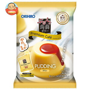 オリヒロ ぷるんと蒟蒻ゼリー プレミアムカフェ プリン (20gパウチ×10個)×12袋入| 送料無料 お菓子 こんにゃくゼリー ダイエット