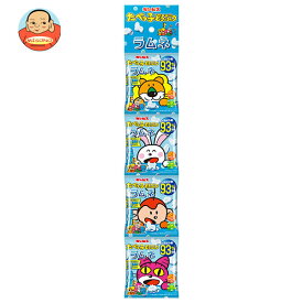 ギンビス たべっ子どうぶつ ラムネ 4連 36g(9g×4)×12個入｜ 送料無料 たべっ子 お菓子 ラムネ ぶどう糖 カルシウム 緑茶ポリフェノール