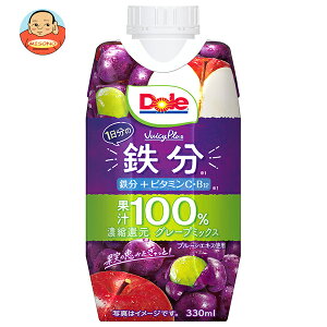 [|Cg5{ISiΏۃGg[&w]󃁃O~N Dole(h[) Juicy Plus 1̓S 330mlpbN×12{ [J[ ≮b  ʏ`100% W[X O[v S