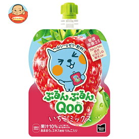 コカコーラ ミニッツメイド ぷるんぷるんQoo(クー) いちごミックス 125gパウチ×6本入×(2ケース)｜ 送料無料 ゼリー イチゴ 苺 あまおう ゼリー飲料 果汁