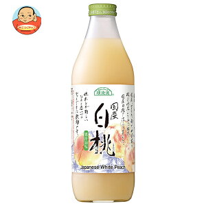 マルカイ 順造選 国産白桃 1000ml瓶×12(6×2)本入| 送料無料 ももジュース 国産 白桃 もも 桃 ピーチ フルーツ 果実