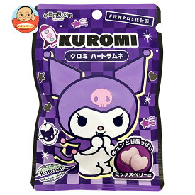 扇雀飴本舗 クロミ ハートラムネ 32g×6袋入｜ 送料無料 お菓子 ラムネ ミックスベリー サンリオ