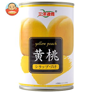 三洋通商 黄桃 425g缶×24個入×(2ケース)| 送料無料 缶詰 フルーツ 果実 くだもの 桃