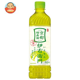 サントリー 緑茶 伊右衛門(いえもん)【手売り用】 600mlペットボトル×24本入×(2ケース)｜ 送料無料 お茶 茶飲料 緑茶 イエモン