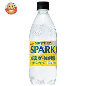 サントリー 天然水スパークリングレモン【自動販売機用】 490mlペットボトル×24本入｜ 送料無料 スパークリングウォーター 檸檬 れもん
