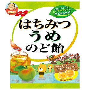 ノーベル製菓 はちみつうめのど飴 110g×6袋入×(2ケース)| 送料無料 飴 キャンディー 蜂蜜 梅 のど飴 のどあめ ハニー はちみつ