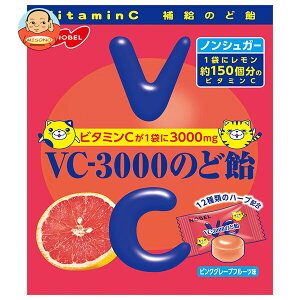 ノーベル製菓 VC-3000のど飴 ピンクグレープフルーツ 90g×6袋入| 送料無料 お菓子 飴 キャンディー 袋 ノンシュガー ビタミンC