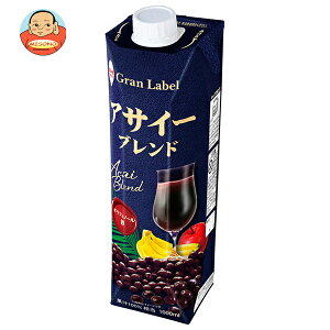 スジャータ アサイーブレンド 1000ml紙パック×6本入×(2ケース)| 送料無料 果実飲料 ミックス 果汁100% ポリフェノール スジャータ アサイー 効果 飲料 濃縮 美味しい 美容 ポリフェノール 鉄