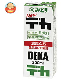 【賞味期限2025.12.10かそれ以降】九州乳業 みどり Newデカ 200ml紙パック×24本入｜ 送料無料 豆乳 乳性飲料 乳性 乳飲料 紙パック