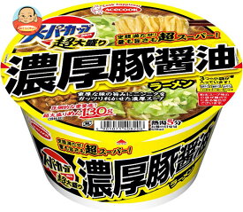 エースコック スーパーカップ超大盛り 濃厚豚醤油ラーメン 176g×12個入｜ 送料無料 インスタント食品 即席 カップ麺 豚 醤油 ラーメン