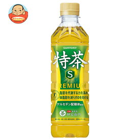 サントリー 緑茶 伊右衛門(いえもん) 特茶【手売り用】【特定保健用食品 特保】 500mlペットボトル×24本入｜ 送料無料 特保 トクホ お茶 体脂肪 手売り用