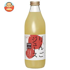 ゴールドパック りんごジュース 1L瓶×6本入×(2ケース)｜ 送料無料 果実飲料 アップル 林檎 リンゴ