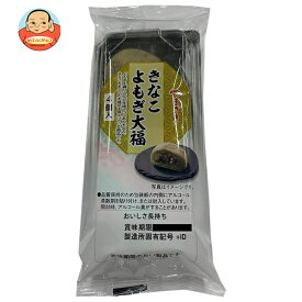 山崎製パン きなこよもぎ大福 4個入×6袋入｜ 送料無料 ヤマザキ 和菓子 きなこよもぎ大福 よもぎ大福 きな粉 カロリー 糖質 レビュー