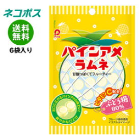 【全国送料無料】【ネコポス】パイン パインアメラムネ 25g×10袋入｜ お菓子 ラムネ 袋