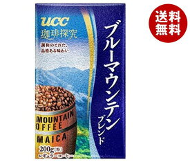 UCC 珈琲探究 ブルーマウンテンブレンド(粉) 200g袋×24(6×4)袋入｜ 送料無料 嗜好品 コーヒー類 レギュラーコーヒー