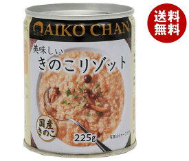 伊藤食品 美味しいきのこリゾット 225g缶×12個入｜ 送料無料 一般食品 缶詰 リゾット キノコ