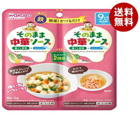 アサヒグループ食品 そのままソース 中華 40g×2袋×48袋入｜ 送料無料 ソース ベビーフード 幼児用食品 離乳食