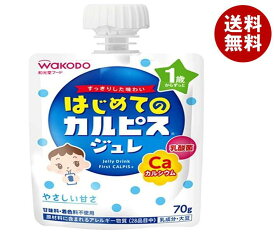 アサヒグループ食品 はじめてのカルピス ジュレ 70g×24袋入×(2ケース)｜ 送料無料 ゼリー ベビーフード 幼児用食品 離乳食