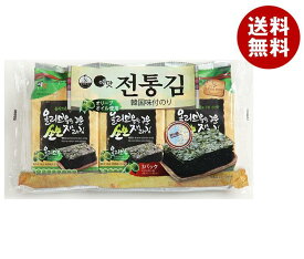 白子のり オリーブオイル韓国伝統のり 3袋詰(8切8枚)板のり3枚×12個入｜ 送料無料 一般食品 乾物 味付のり 海苔 韓国のり