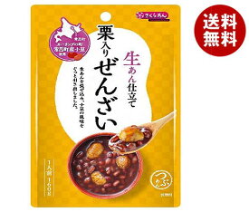 [ポイント5倍！6/11(火)1時59分まで全品対象エントリー&購入]谷尾食糧工業 さくらあん 生あん仕立て栗入りぜんざい 160g×12袋入｜ 送料無料 お菓子 和菓子 ぜんざい くり