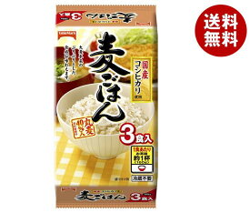 テーブルマーク 麦ごはん 国産コシヒカリ使用 3食 (160g×3個)×8個入×(2ケース)｜ 送料無料 パックごはん レトルトご飯 ごはん