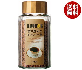 ドトールコーヒー 香り豊かなおいしい一杯 80g瓶×12本入｜ 送料無料 嗜好品 インスタントコーヒー 珈琲 瓶