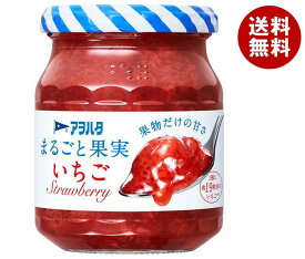 アヲハタ まるごと果実 いちご 255g瓶×6個入×(2ケース)｜ 送料無料 一般食品 ジャム 瓶 イチゴ 苺