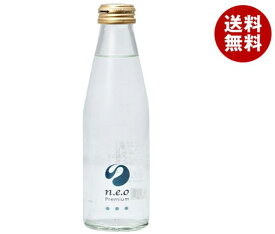 友桝飲料 n.e.o(ネオ) プレミアム ソーダ 200ml瓶×24本入×(2ケース)｜ 送料無料 ソーダ 炭酸水 割り材 炭酸