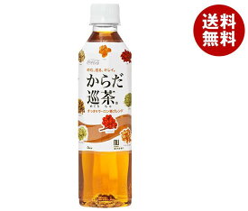 コカコーラ からだ巡茶(めぐりちゃ) 410mlペットボトル×24本入×(2ケース)｜ 送料無料 お茶 ブレンド茶 茶飲料 PET