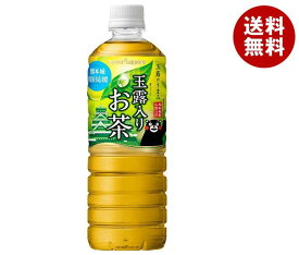 ポッカサッポロ 玉露入りお茶 600mlペットボトル×24本入｜ 送料無料 茶飲料 緑茶 PET お茶