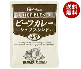 ハウス食品 ビーフカレー シェフブレンド 中辛 180g×30袋入｜ 送料無料 カレー ビーフ レトルト ビーフカレー 中辛