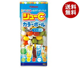 カバヤ ジューCカラーボール ソーダ 35g×30(10×3)個入｜ 送料無料 お菓子 小粒ラムネ 5つのソーダ