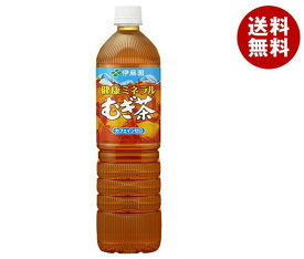 伊藤園 健康ミネラルむぎ茶スリム 1Lペットボトル×12本入×(2ケース)｜ 送料無料 茶飲料 麦茶 PET