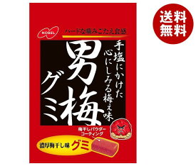 ノーベル製菓 男梅グミ 38g×6袋入×(2ケース)｜ 送料無料 うめ 駄菓子 お菓子 ぐみ