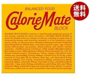 大塚製薬 カロリーメイト ブロック チョコレート味 1箱（4本入）×30本入×(2ケース)｜ 送料無料 栄養補給 携帯 カロリーコントロール
