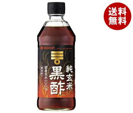 ミツカン 純玄米黒酢 500ml瓶×6本入｜ 送料無料 飲む酢 玄米 MIZKAN 黒酢 国産 酢飲料 お酢