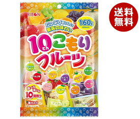 リボン 10こもりフルーツ 160g×12袋入×(2ケース)｜ 送料無料 お菓子 あめ キャンディー 飴 袋