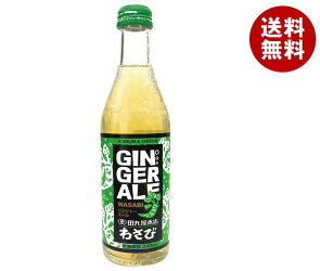 送料無料 木村飲料 WASABI(ワサビ)ジンジャーエール 240ml瓶×20本入 ※北海道・沖縄・離島は別途送料が必要。