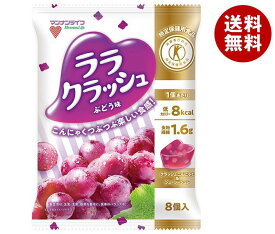 マンナンライフ 蒟蒻畑 ララクラッシュ ぶどう味【特定保健用食品 特保】 24g×8個×12袋入｜ 送料無料 こんにゃくゼリー 菓子 葡萄 おなかの調子を整える