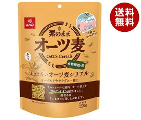 はくばく あまくない オーツ麦 シリアル 250g×6袋入×(2ケース)｜ 送料無料 一般食品 もち麦 袋 フレーク シリアル