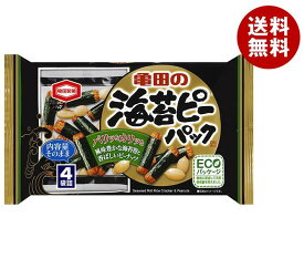 亀田製菓 海苔ピーパック 85g×12袋入｜ 送料無料 おかき あられ ピーナッツ 米 おやつ 袋 おつまみ